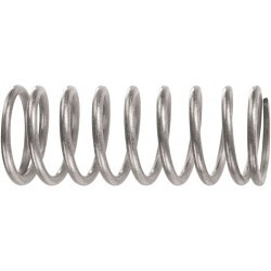 SPEC® C0600-072-2500-M Compression Spring, 0.46 in Inside Dia, 0.6 in Outside Dia, 1.83 in Wire, 2.5 in Overall Length, Carbon Steel
